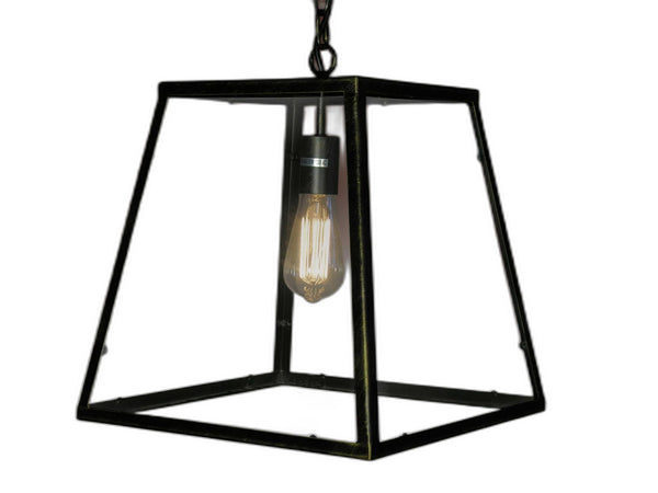 Lucy 1-light Black Edison Lamp with Bulb