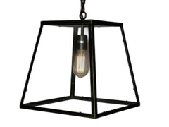 Lucy 1-light Black Edison Lamp with Bulb