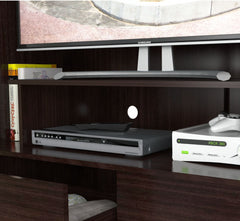 Espresso Finish Wood Four Drawer Armoire Dresser