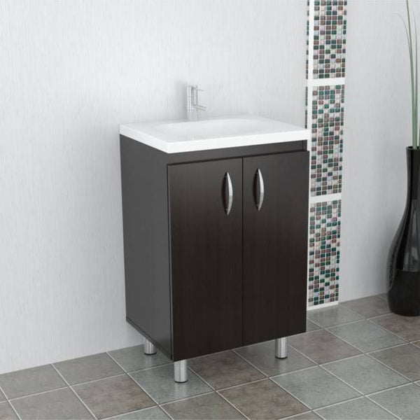 Modern Espresso Color Vanity and Sink