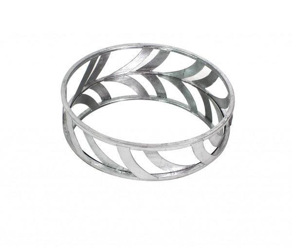 14 x 14 x 4 Silver Streamline Mirror  Tray