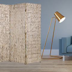 1" x 63" x 72" Silver Wood 3 Panel  Screen