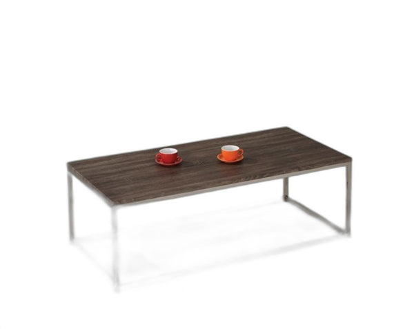 52' X 24' X 17' Walnut Pvc Veneer Coffee Table