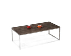 52' X 24' X 17' Walnut Pvc Veneer Coffee Table