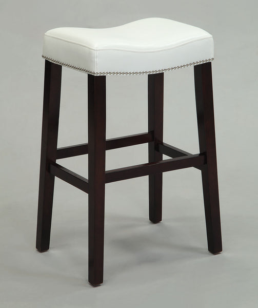 20' X 15' X 30' 2pc White And Espresso Bar Stool