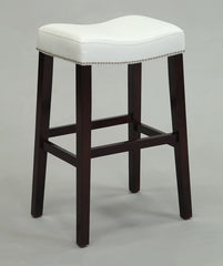 20' X 15' X 30' 2pc White And Espresso Bar Stool