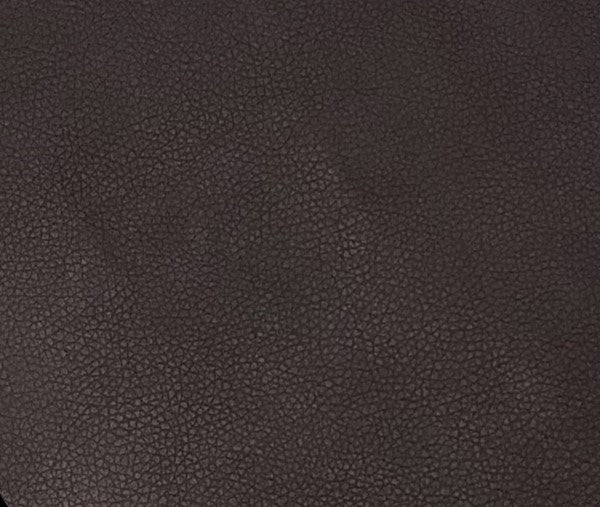 Black Faux Leather And Espresso Wooden Bar Chair