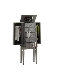 16' X 10' X 40' Silver Mirror Jewelry Armoire