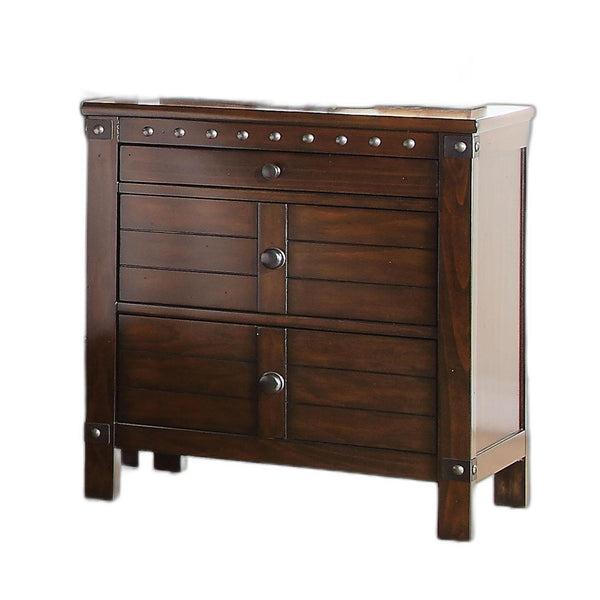 28" X 18" X 30" Espresso Brooklyn Nightstand