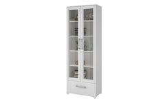 White Bookcase with 5 Shelves