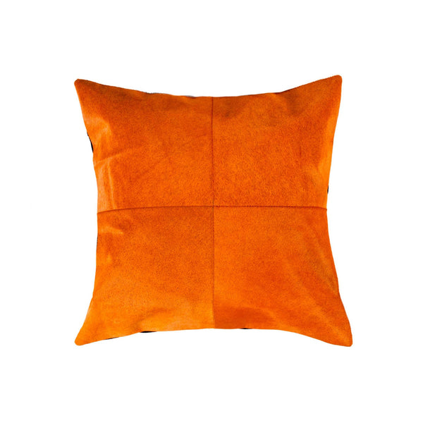 18" x 18" x 5" Orange Quattro  Pillow
