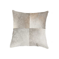 18" x 18" x 5" Gray Quattro  Pillow