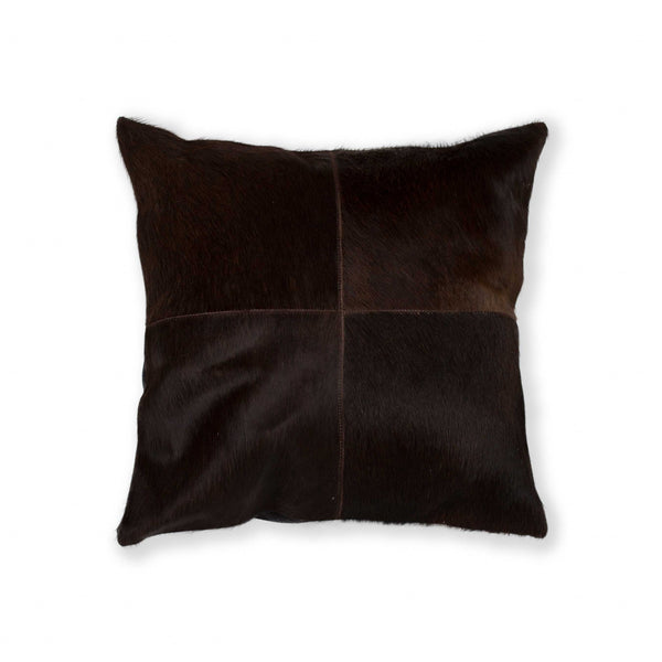 18" x 18" x 5" Chocolate Quattro  Pillow