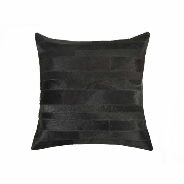18" x 18" x 5" Black  Pillow