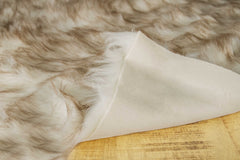 24" x 36"  Gradient Brown Faux Sheepskin Area Rug