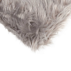 12" x 20" x 5" Gray Faux  Pillow 2 Pack