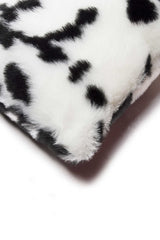 12" x 20" x 5" Sugarland Black and White Faux  Pillow 2 Pack
