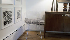 16" x 16" x 2" Gray Laredo  Seat Cushions