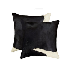 18" x 18" x 5" Black And White  Pillow 2 Pack