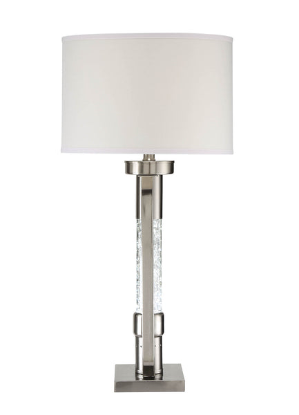 15' X 15' X 31' Sand Nickel Table Lamp