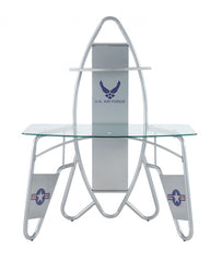 47" X 26" X 62" Silver Metal Desk