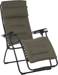 Zero Gravity Recliner - Black Frame - Taupe Fabric