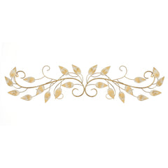 Brushed Gold Over The Door Metal Wall Decor