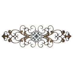 Traditional Blue and White Scroll Wall Decor