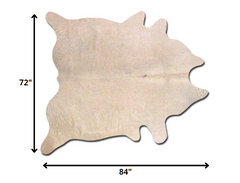 72" x 84" Natural Cowhide  Area Rug