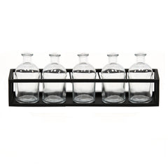 6 Piece Glass Vase Set