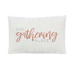 Our Gathering Place Lumbar Accent Pillow