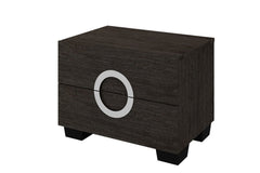 18" Refined Grey High Gloss Nightstand