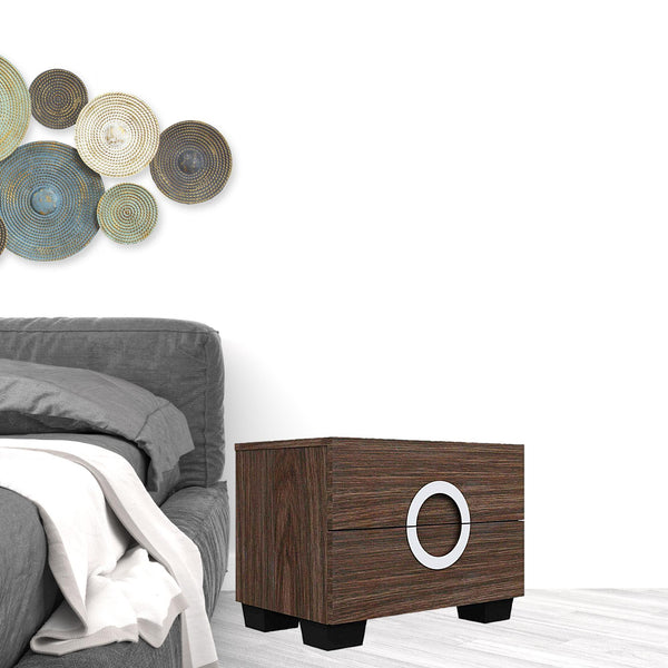 18" Refined Wenge High Gloss Nightstand