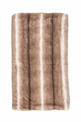 50" x 70" Taupe Faux Fur Throw