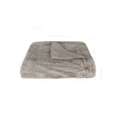 50" x 70" x 2" Oatmeal Faux Fur - Throw