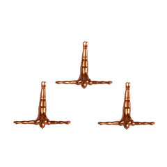 6.5" x 2.5" x 6.5" Wall Diver - Bronze 3-Pack