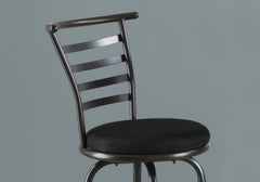 38" x 38" x 86" Grey  Black  Silver  Metal  Foam  MicroSuede  Accent Table