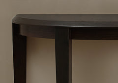 11.75" x 36" x 32.5" Cappuccino Finish Accent Table