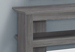 15.5" x 42" x 19.75" Grey Particle Board Laminate TV Stand