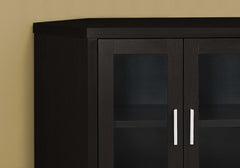 15.5" x 42" x 30" Cappuccino Particle Board TV Stand