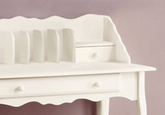 18.25" x 36" x 38" Antique White - Desk