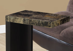 11.5" x 18" x 24" Cappuccino Hollow Core Particle Board  Accent Table