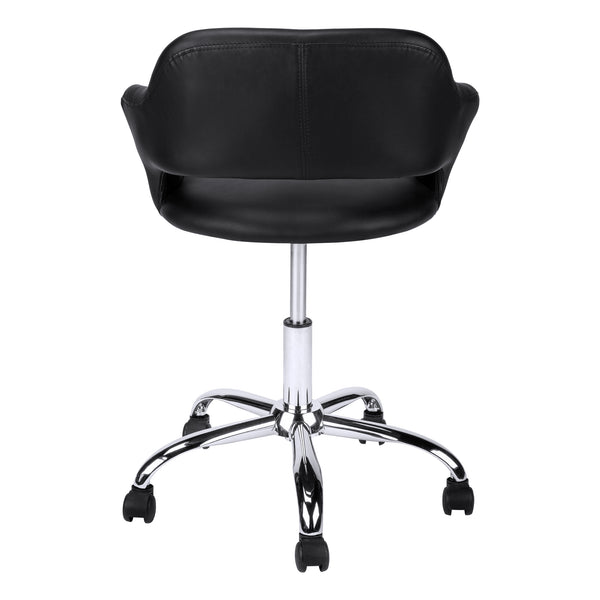 21" x 22.5" x 29" BlackChrome Metal Hydraulic Lift Base  Office Chair
