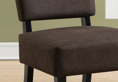 27.5" x 22.75" x 31.5" Brown Foam Accent Chair with Solid Wood Frame