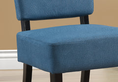 Modern Blue and Black Accent Lounge Chair