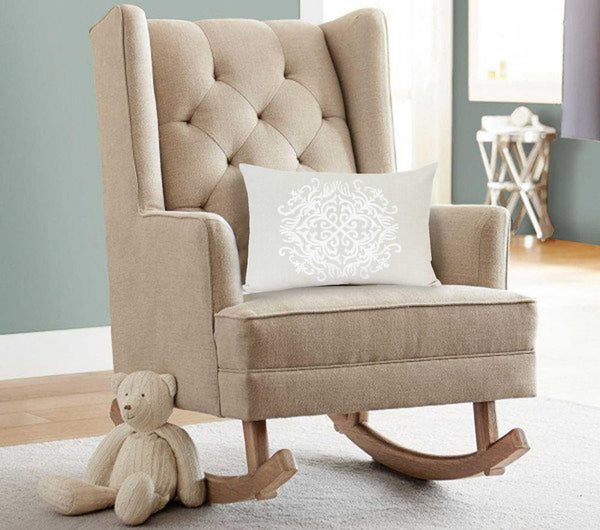 Beige Cotton Accent Pillow Cover