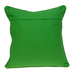 20" x 0.5" x 20" Transitional Green and White Accent Pillow Cover