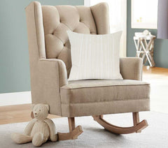 20" x 0.5" x 20" Transitional Beige Accent Pillow Cover