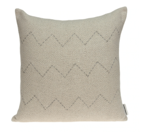 20" x 0.5" x 14" Transitional Beige Cotton Accent Pillow Cover