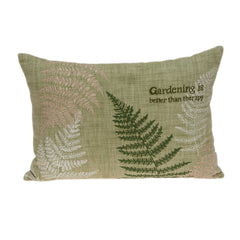 20" x 0.5" x 14" Charming Tropical Green Pillow Cover